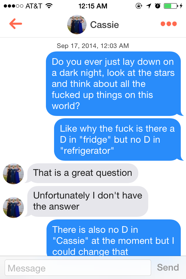 Tinder – 12 Pick-Up Lines that work!